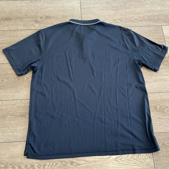 Linksoul Golf Polo Men's Blue Luxury Cotton Casual Golf Polo Size 2XL XXL - Picture 8 of 8